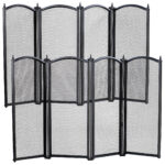 2er-Set Funkenschutzgitter, 4-teilig, je 85 x 50 cm