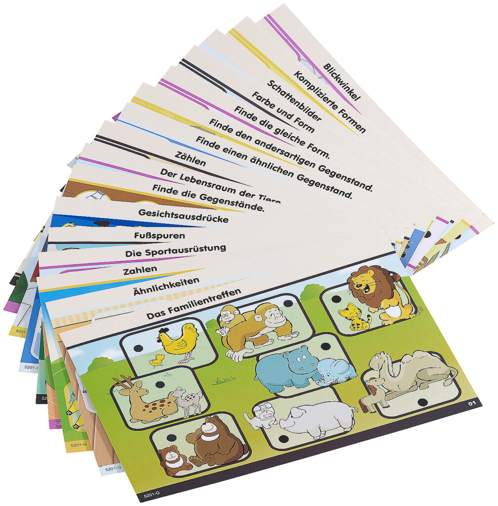 Lernkarten-Set für NX-1189 „JuniorI“ Zahlen & Formen, 32 S.