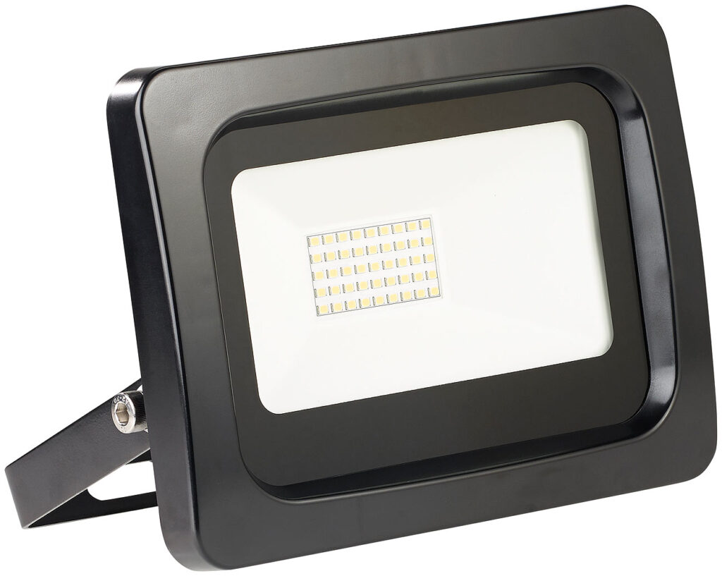 Wetterfester LED-Fluter im Metallgehäuse, 30W, IP65, warmweiss