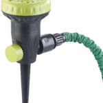 Gartensprinkler zum Bewässern und Abkühlen, mit 9 Sprüh-Einstellungen
