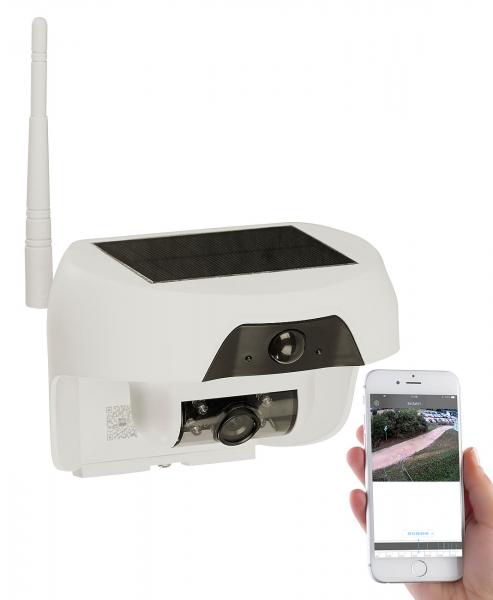 HD-IP-Kamera mit Akku & Solar-Panel, Bewegungssensor, Nachtsicht, IP55