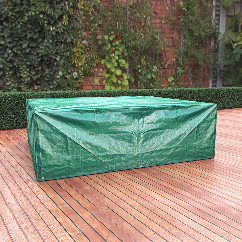 XL Abdeck-Schutz für die gesamte Gartenmöbel-Garnitur, 250 x 80 x 210 cm