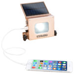 2in1-LED-Fluter und Powerbank, Solar-Panel, 10-Watt-COB-LED,  370 Lumen