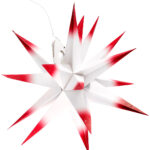 4D-Weihnachtsstern-Lampe aus Papier, 60 cm