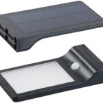 Solar-LED-Wandleuchte mit PIR-Sensor & Nachtlicht, IP44, 350 Lumen
