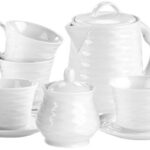 Porzellan-Kaffee- & Tee-Service, 10-teilig Porzellan-Kaffee- & Tee-Service, 10-teilig