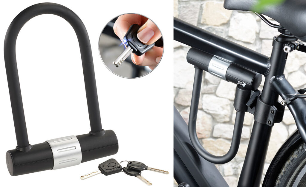 Extrastabiles Bügelschloss, 16-mm-Stahl, spezialgehärtet