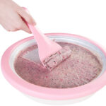 Eis-Teppanyaki-Platte zum Zubereiten von Ice Cream Rolls aus Speiseeis