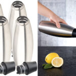 4er-Set Design-Thermo-Isolierflaschen mit Klick-Verschluss, 650 ml