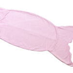 Weiche Meerjungfrau-Decke mit Flosse für Kinder, 140 x 60 cm, rosa