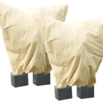 2er-Set XXL-Pflanzenabdeckungen als Winterschutz, 240 x 200cm, 100 g/m²