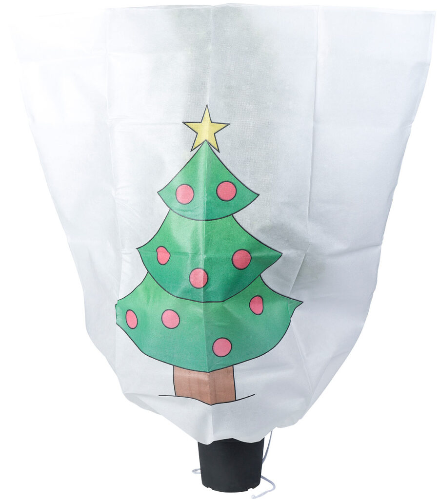 Winterschutz-Haube „Weihnachtsbaum“ für Pflanzen, 110 x 120cm