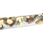 Zugluftstopper-Deko-Kissen mit Weihnachts-Motiv, 7 LEDs, 90x 20 cm