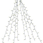 Weihnachtsbaum-Überwurf-Lichterkette mit 8 Girlanden & 320 LEDs, IP44