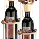 Flaschen-Puzzle „Verona“ aus stabilem Echtholz, 2er-Set