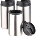 Edelstahl-Isolierbecher für warm & kalt, doppelwandig, 280 ml, 3er-Set