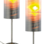 Individuelle Tischlampe bedruckbar mit Ihrem Lieblingsfoto, 2er Set