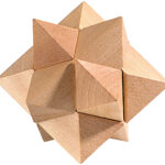 Geduldspiel „Stern“ aus Holz