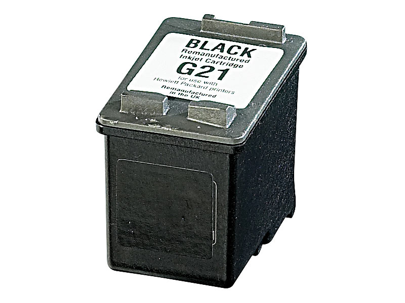 Recycled Cartridge für HP (ersetzt C9351AE No.21), black HC 18ml