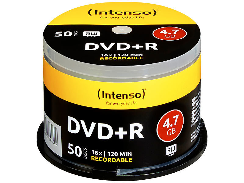 DVD+R 4.7GB 16x, 50er-Spindel DVD+R 4.7GB 16x, 50er-Spindel