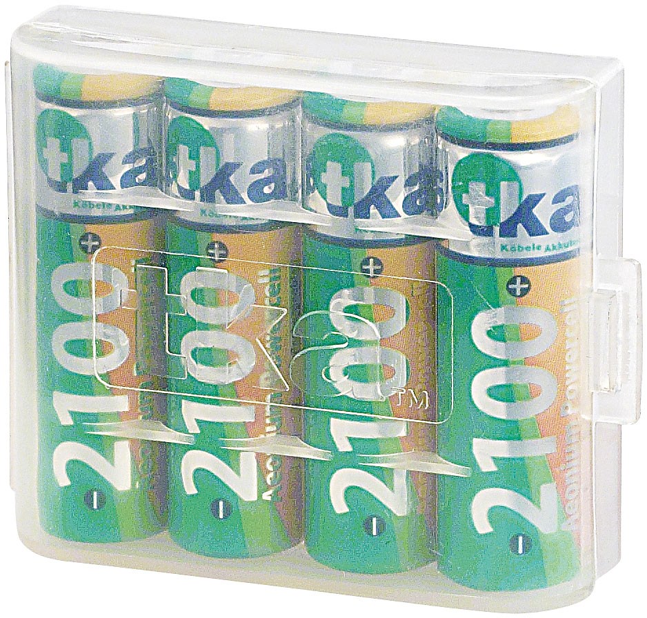 Hybrid-Akku AA Mignon 2100 mAh „Aeonium Powercell“ 4er-Set