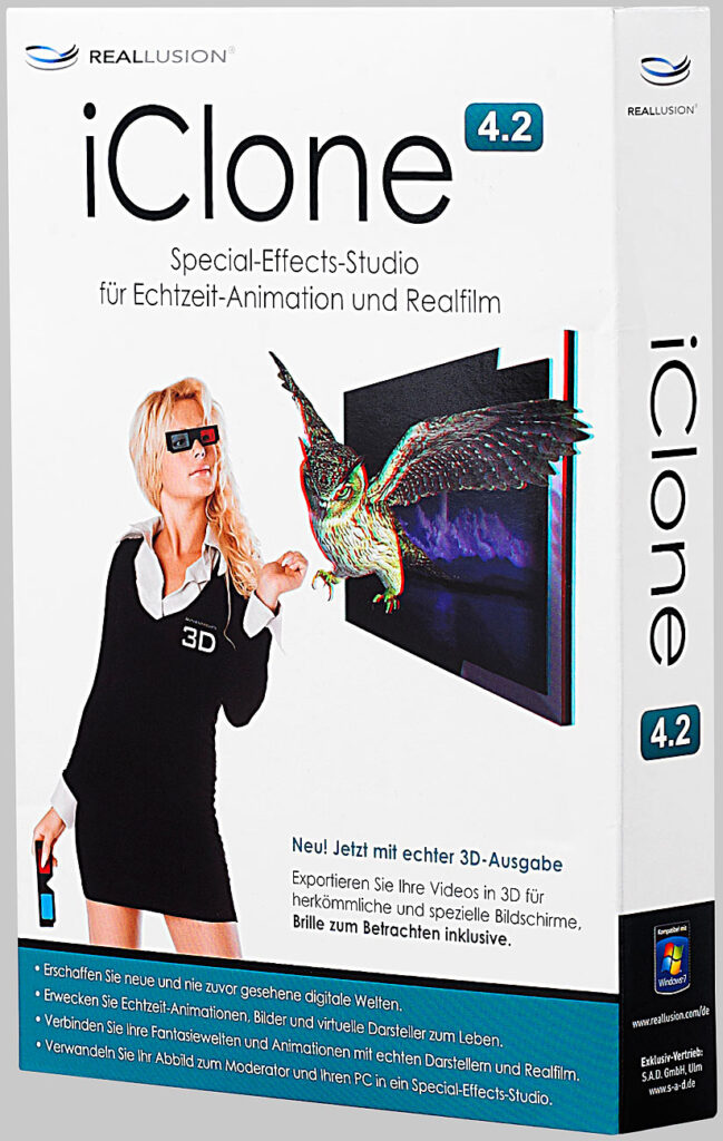 iClone 4.2 mit 3D-Unterstützung