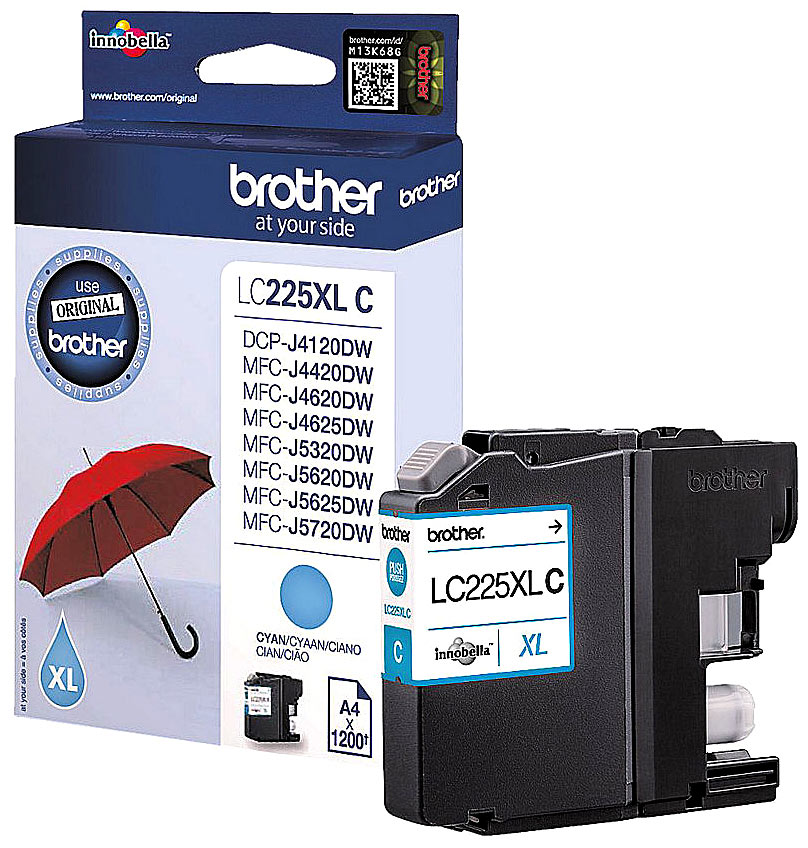 Original Tintenpatrone LC-225XLC, cyan XL Original Tintenpatrone LC-225XLC, cyan XL