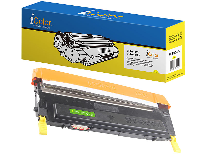 Toner für Samsung CLX-3175, gelb Toner für Samsung CLX-3175, gelb
