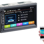 2-DIN-MP3-Autoradio mit Touchdisplay, Bluetooth, Freisprecher, 4 x 45 Watt