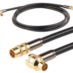 Premium-HDTV-Antennenkabel, Koaxial-Stecker, 90°-Winkel, 2 m, 105 dB