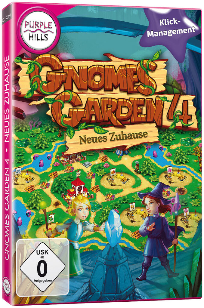 Klickmanagement-Spiel „Gnome Garten 4“, für Windows 7/8/8.1/10
