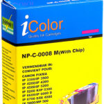 Patrone für CANON (ersetzt CLI-8M), mit CHIP magenta