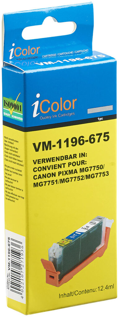 Patrone für CANON (ersetzt CLI-571GY XL), grey