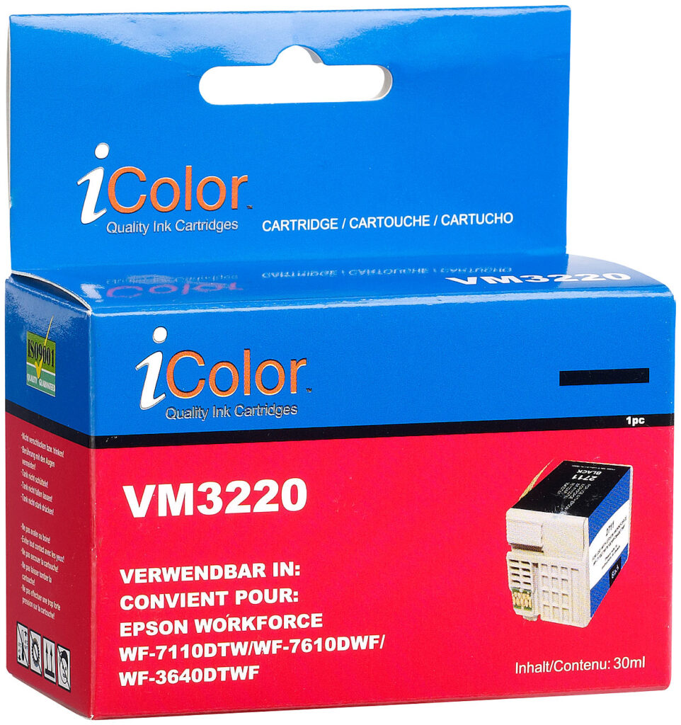 Tintenpatrone für Epson (ersetzt T2711 / 27XL), black XL