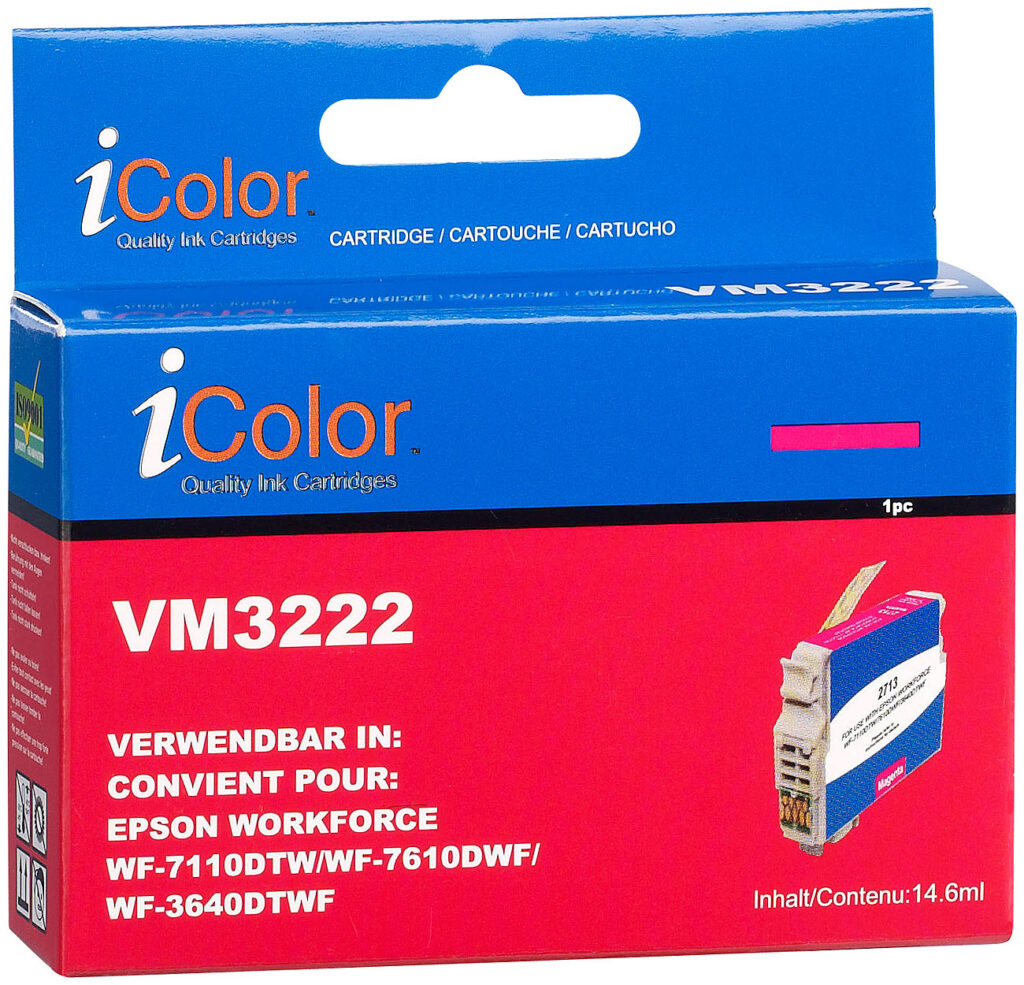 Tintenpatrone für Epson (ersetzt T2713 / 27XL), magenta XL