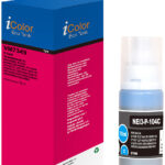 Nachfüll-Tinte für Epson, ersetzt Epson C13T00P240, cyan (blau)