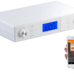Stereo-FM-Küchen-Unterbauradio mit Bluetooth, Timer, Wecker, LCD, PLL