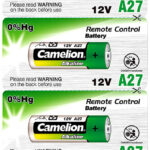 5er-Pack Alkaline-Batterien Typ LR27A, 12 V