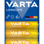 Longlife Alkaline-Batterie, Typ AA / Mignon / LR6, 1,5 Volt, 8er-Set