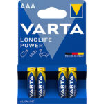 Longlife Power Alkaline-Batterie, Typ AAA/Micro/LR03, 1,5 V, 4er-Set