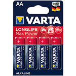 Longlife Max Power Batterie, Typ AA / Mignon / LR6, 1,5 V, 4er-Set