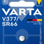 Electronics SilverOxide-Knopfzelle, Typ 377 / SR66, 21 mAh,1,55 Volt