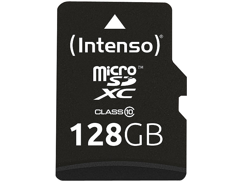 microSDXC-Speicherkarte 128 GB, Class 10, inkl. SD-Adapter