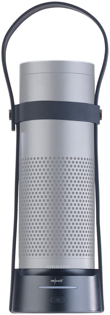 2in1-Powerbank für Amazon Echo 1 und USB-Geräte, 10.000 mAh, Tragegurt