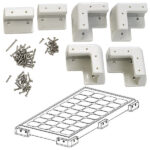 Bohrfreies Montage-Set für Solarpanels mit 18-40 mm Alu-Rahmenstärke