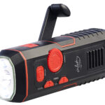 Dynamo-FM-Radio und Taschenlampe mit 120-dB-Sirene, USB-Ladefunktion