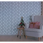 WLAN-LED-Lichtervorhang, 300 LEDs, CCT, App, dimmbar, IP44, 3 x 3 m