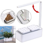 2er-Set Intelligentes Pflanzen Anzucht System, LEDs, Timer, 1,5 L